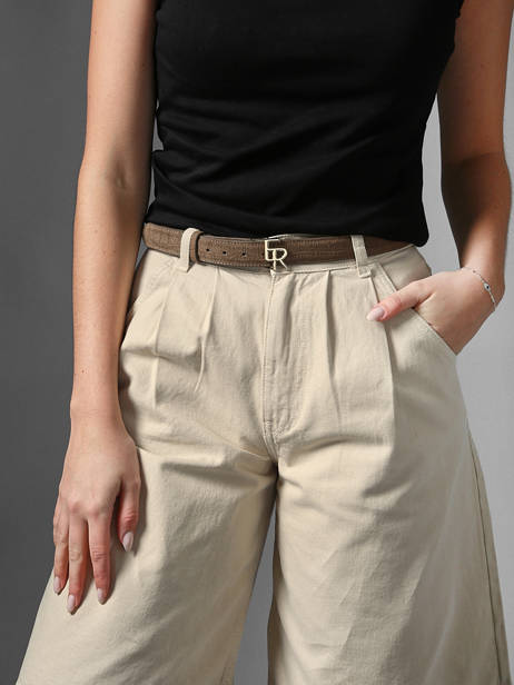 Ceinture Equestre Croco Etrier Beige equestre croco EECQ414C vue secondaire 1