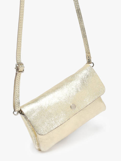 Sac Bandoulière Nine Cuir Milano Or nine NI23067 vue secondaire 1