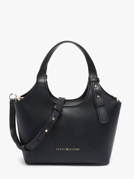 Sac Porté Main Th Logo Polyester Tommy hilfiger Bleu th logo AW18281