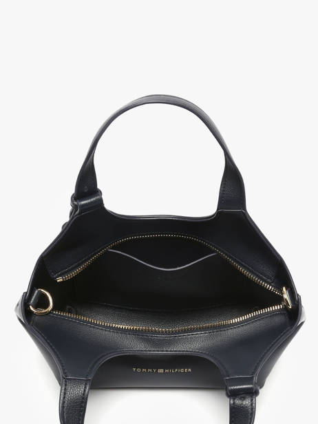 Sac Porté Main Th Logo Polyester Tommy hilfiger Bleu th logo AW18281 vue secondaire 2