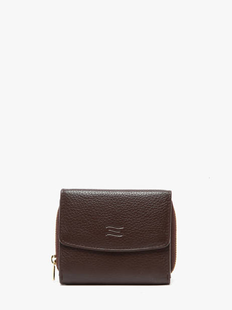 Portefeuille Caviar Cuir Crinkles Marron caviar 14201