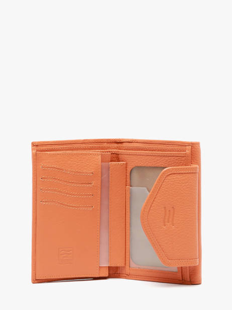 Wallet Caviar Leather Crinkles Orange caviar 15020 other view 1