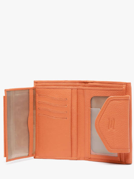 Wallet Caviar Leather Crinkles Orange caviar 15020 other view 2