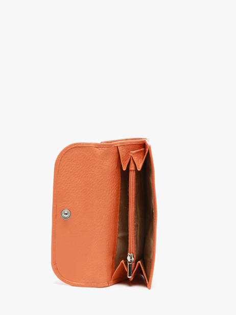 Wallet Caviar Leather Crinkles Orange caviar 15020 other view 3