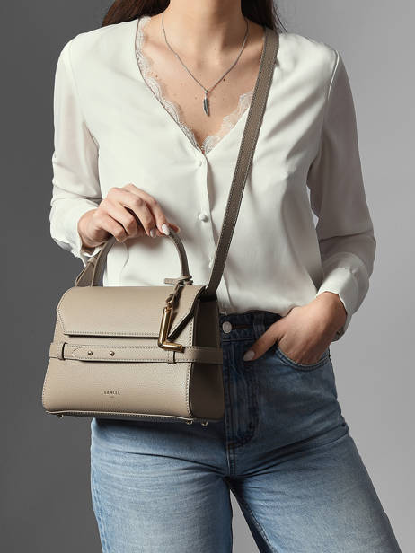 Sac Bandoulière Faubourg Cuir Lancel Gris faubourg A13948 vue secondaire 1