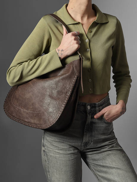 Sac Porté épaule Wt Tresse Miniprix Marron wt tresse 27612 vue secondaire 1