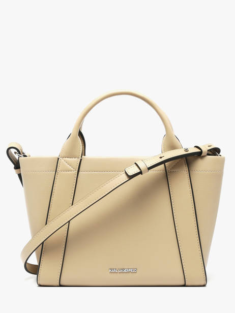 Sac Porté Main K/ville Cuir Karl lagerfeld Beige k ville B1W30067 vue secondaire 3