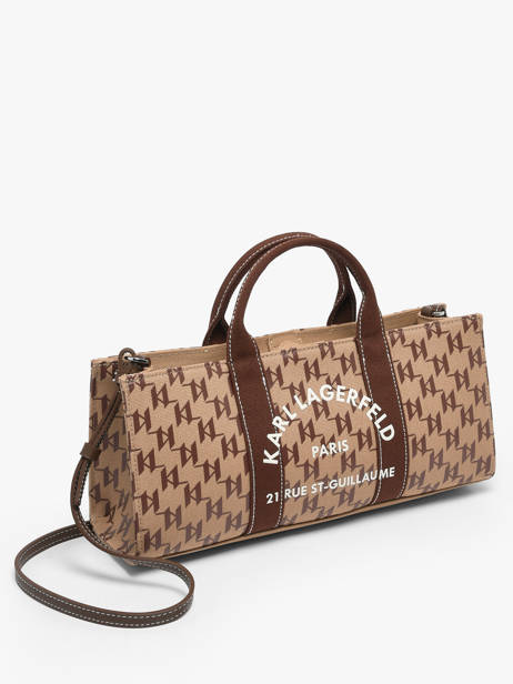 Sac East-west Rsg Mono Magazine Karl lagerfeld Beige rsg B1W50013 vue secondaire 1