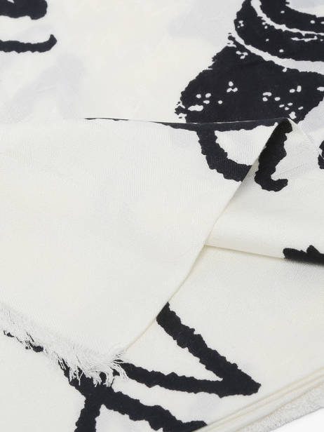 Foulard Karl lagerfeld Blanc k monogram B1W33086 vue secondaire 1