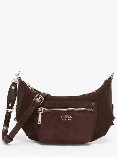 Sac Bandoulière Marsha Cuir Guess Marron marsha SG950172
