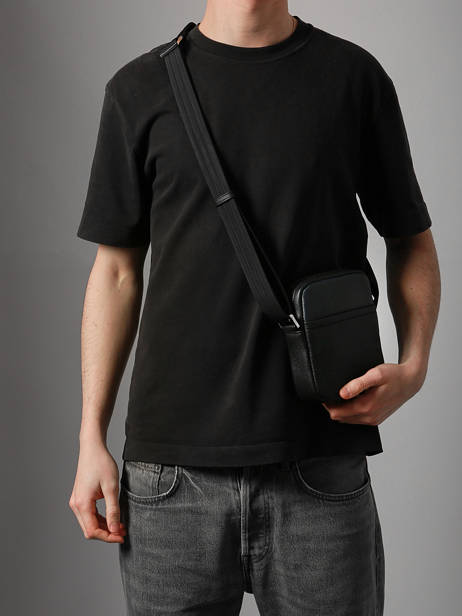 Small Crossbodybag Bicolor Hexagona Black duo 0686297 other view 1