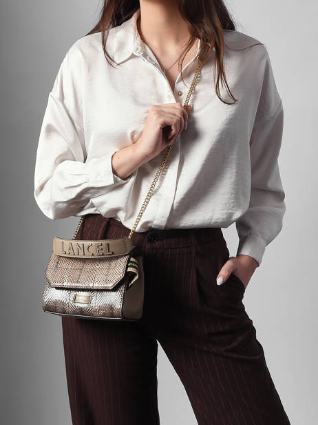 Sac Bandoulière Ninon S Ayers Cuir Lancel Marron ninon A14013 vue secondaire 1