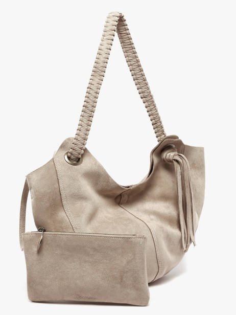Sac Porté épaule Maranta Velours Woomen Beige maranta WMAT11 vue secondaire 2