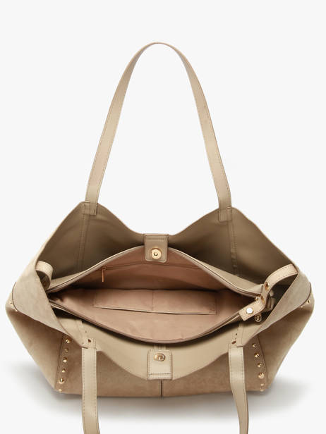 Shoulder Bag Velvet Miniprix Beige velvet M9457 other view 2