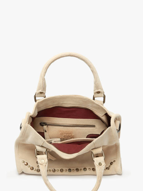 Sac Bandoulière Houston Cuir Basilic pepper Beige houston BHOU72 vue secondaire 2