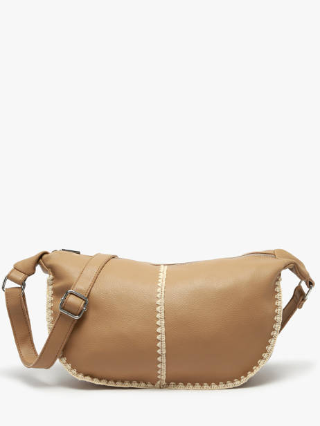 Shoulder Bag Brodery Miniprix Brown brodery 19673