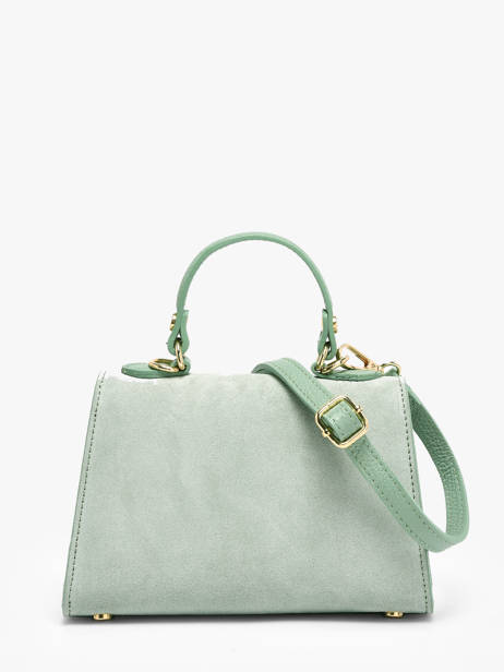 Sac Porté épaule Velvet Caviar Cuir Milano Bleu velvet caviar VC25116 vue secondaire 3