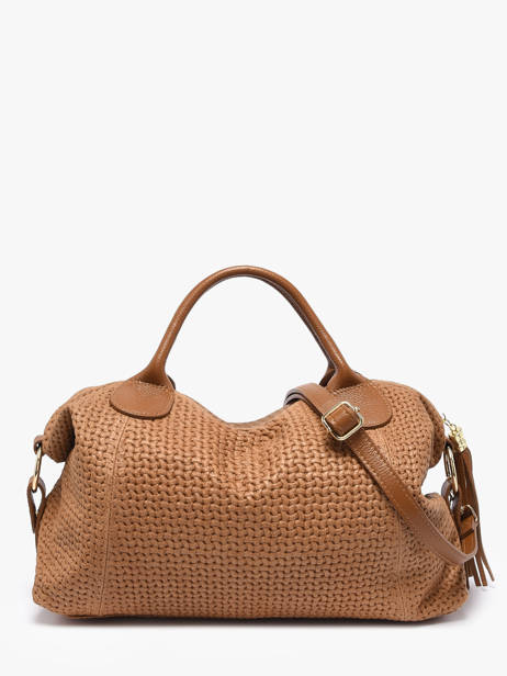 Sac Porté Main Beautiful Cuir Milano Marron beautiful BE25111 vue secondaire 4