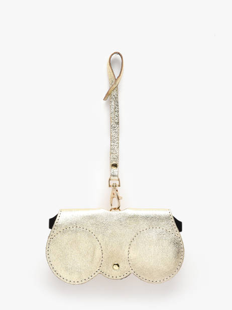 Étui Lunettes Cuir Milano Or nine NI25069