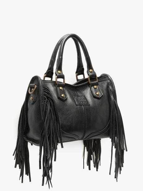 Sac Bandoulière Dakota Cuir Basilic pepper Noir dakota BDAK72 vue secondaire 1