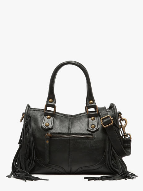 Sac Bandoulière Dakota Cuir Basilic pepper Noir dakota BDAK72 vue secondaire 3