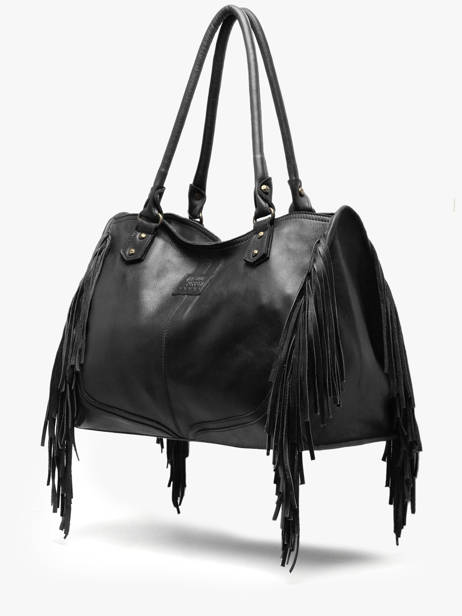 Sac Porté épaule Dakota Cuir Basilic pepper Noir dakota BDAK31 vue secondaire 1