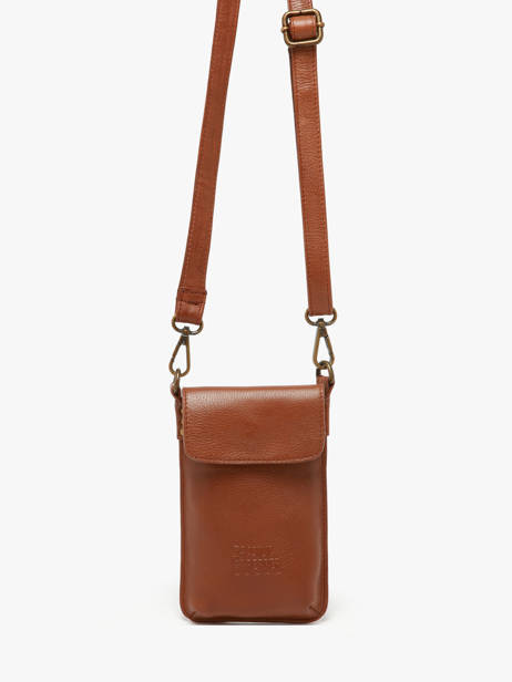 Étui Téléphone Cuir Basilic pepper Marron cow BCOW88 vue secondaire 1