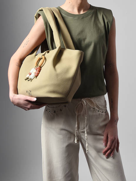 Coin Purse Woomen Green camomille pearl WCAE07 other view 1