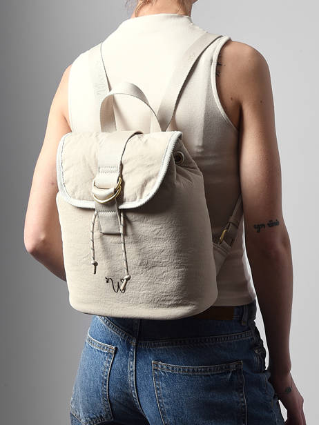 Sac à Dos Woomen Beige primevere WPRI03 vue secondaire 1