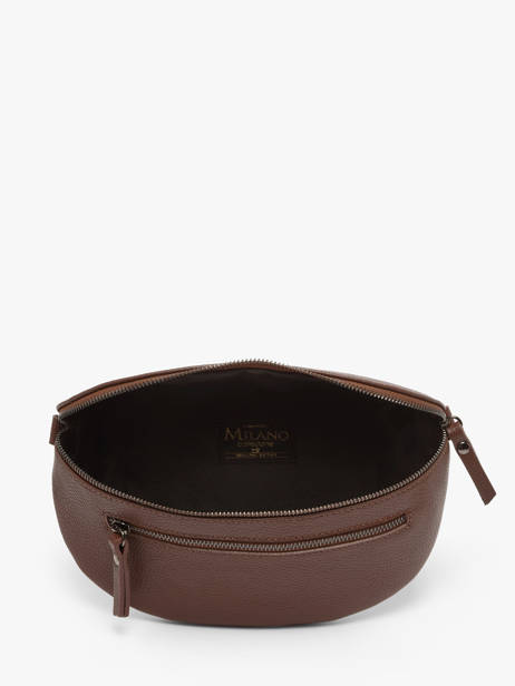 Sac Banane Caviar Cuir Milano Marron caviar CA23111 vue secondaire 2