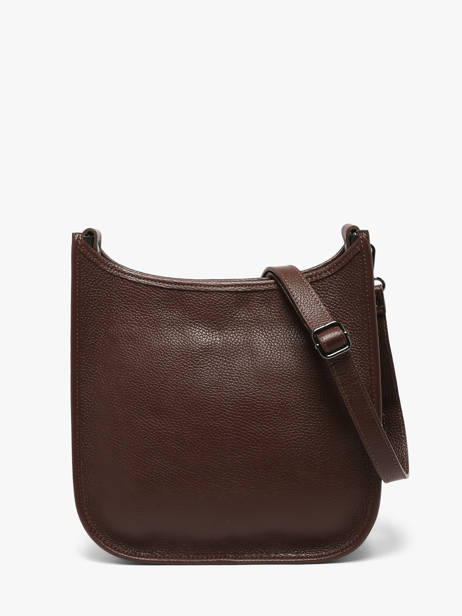 Sac Bandoulière Caviar Cuir Milano Marron caviar CA25068 vue secondaire 3