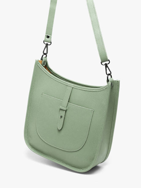 Shoulder Bag Caviar Leather Milano Green caviar CA25068 other view 2
