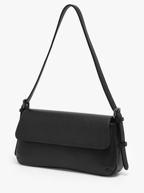 Sac Porté épaule Caviar Cuir Milano Noir caviar CA25111 vue secondaire 2