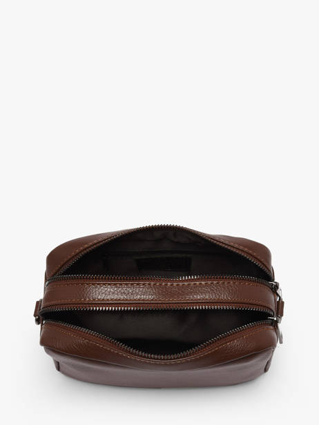 Sac Bandoulière Caviar Cuir Milano Marron caviar CA25112 vue secondaire 3