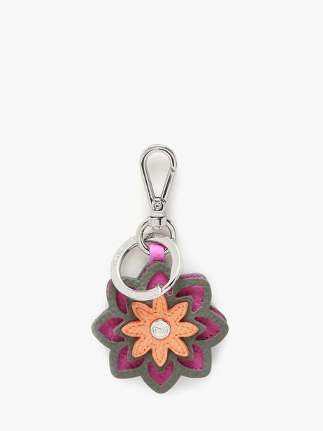 Porte-clefs Cuir Nathan baume Vert mandala M