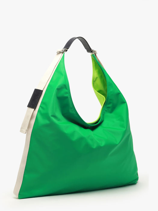 Longchamp Re-play nylon Hobo bag Green