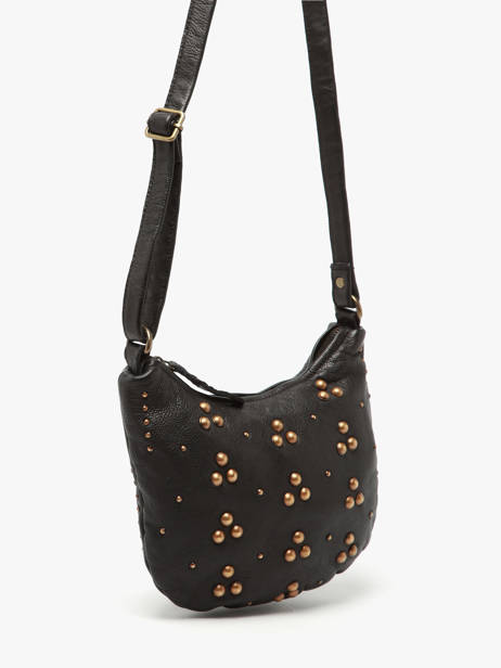 Sac Bandoulière Heritage Cuir Biba Noir heritage HIL2L vue secondaire 2
