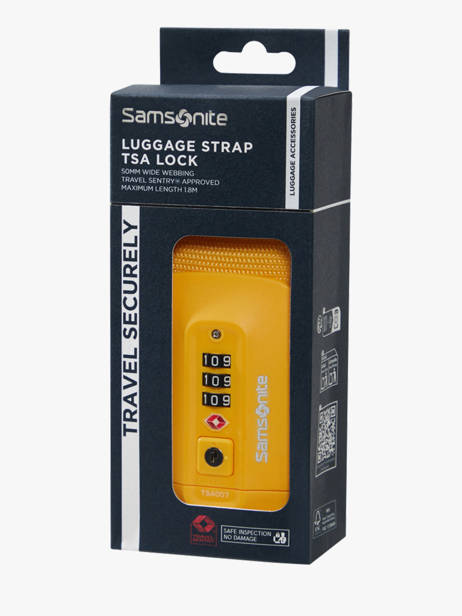 Sangle à Bagage Samsonite Jaune ta revolution 155591 vue secondaire 2