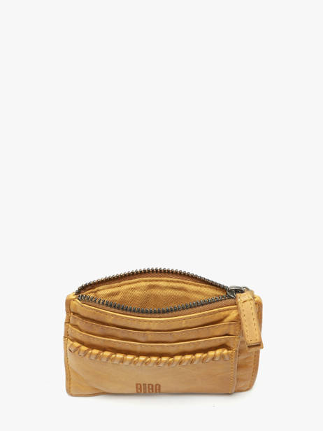 Card Holder Heritage Leather Biba Yellow heritage WIN8L other view 1