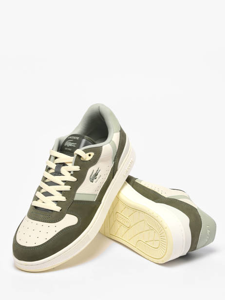 Sneakers In Leather Lacoste Green men 1SMA0100 other view 2