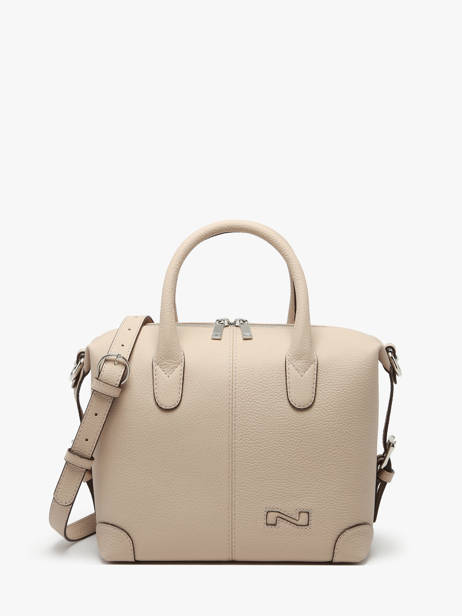 Leather Clark Satchel Nathan baume Beige drive 1