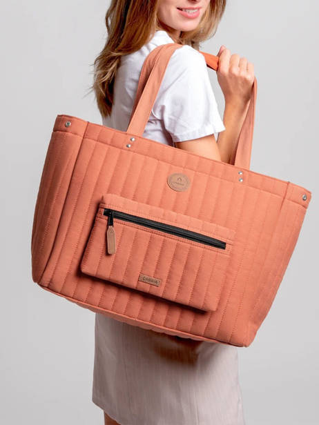 A4 Size Shoulder Bag Adventurer Recycled Polyester Cabaia Orange adventurer TOTEBAGL other view 1