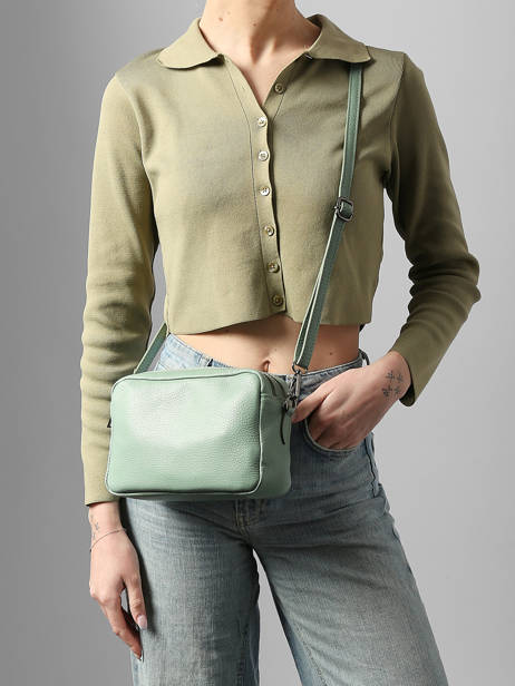 Sac Bandoulière Caviar Leather Milano Green caviar CA25112 other view 1