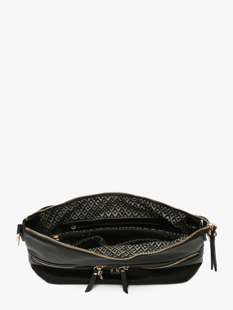 Shoulder Bag Zip Lulu castagnette Black zip ALCIDE other view 3