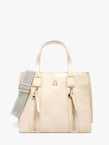 Satchel Zip Lulu castagnette Beige zip ALBERTO