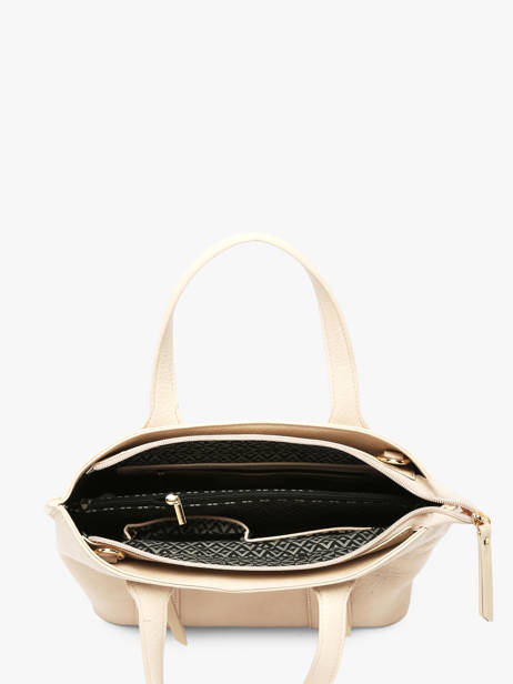 Satchel Zip Lulu castagnette Beige zip ALBERTO other view 3