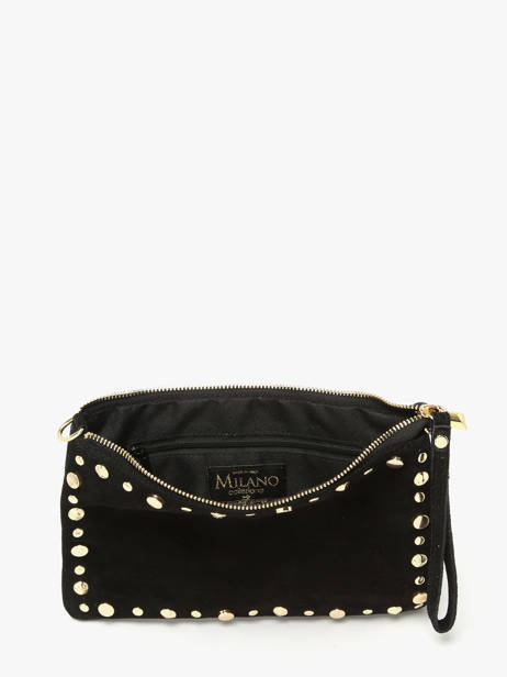 Shoulder Bag Velvet Milano Black velvet VE24111O other view 3