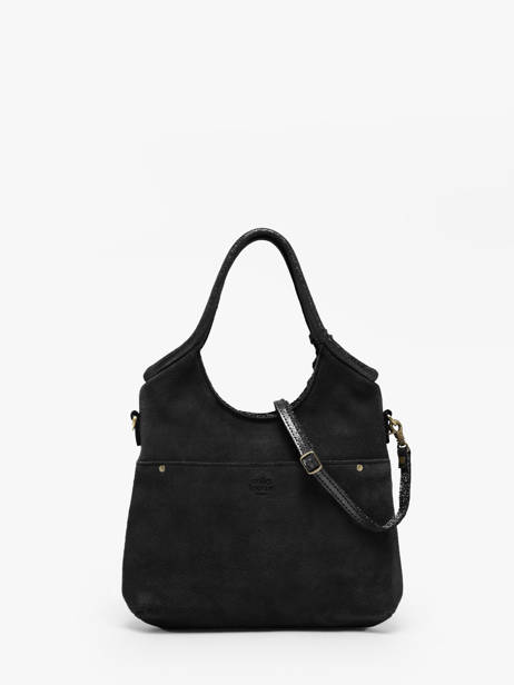 Crossbody Bag Vintage Leather Mila louise Black vintage 23059V other view 3