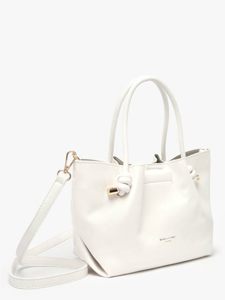 Sac Porté Main Noeud David jones Blanc noeud CM8487 vue secondaire 2