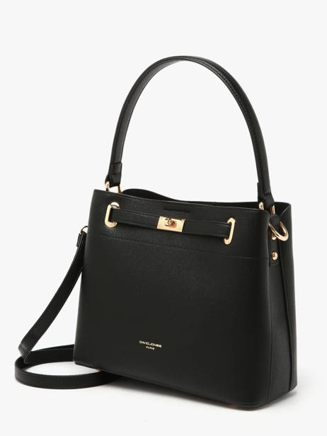 Shoulder Bag Saffiano David jones Black saffiano CM6829 other view 2
